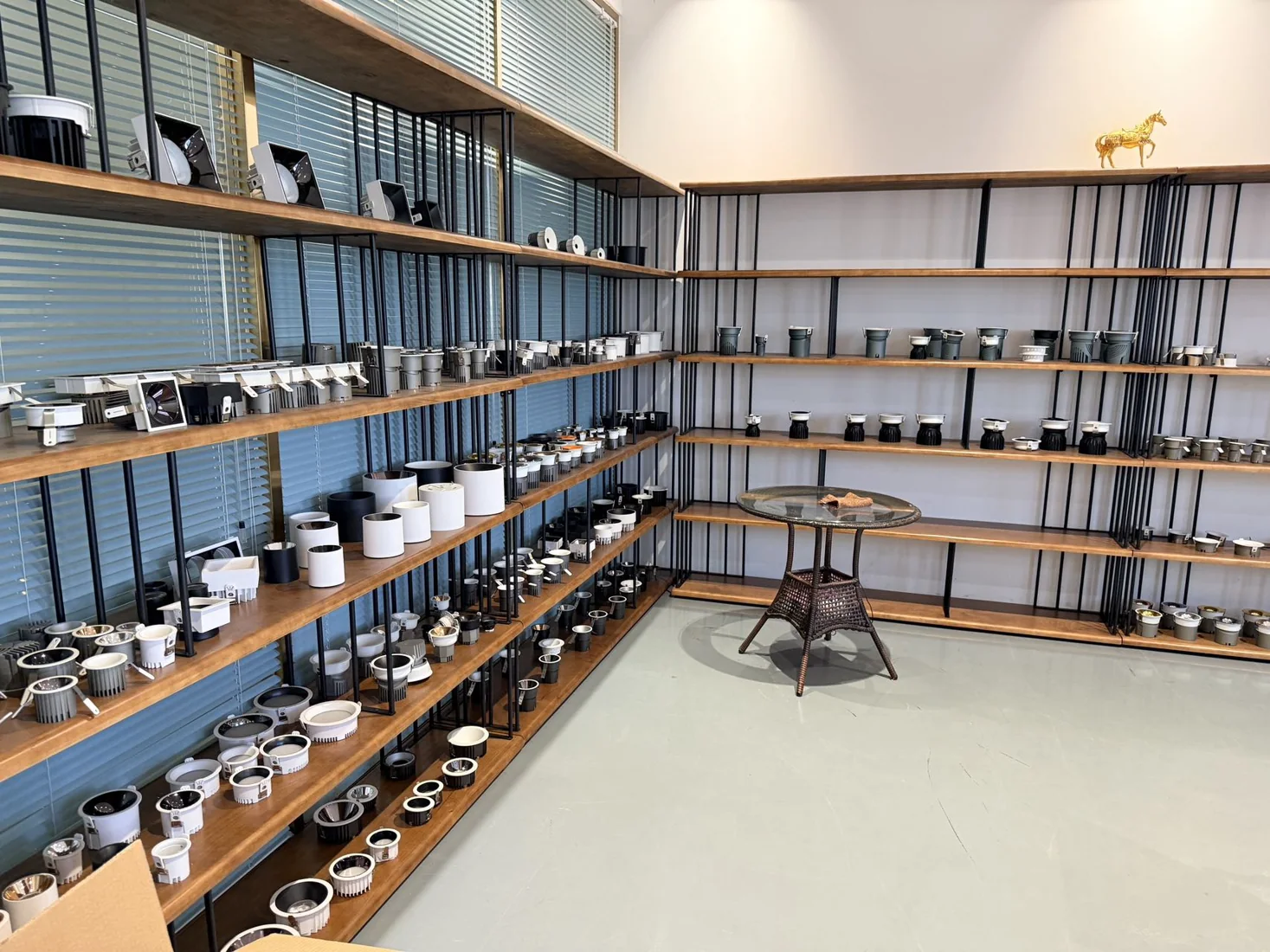 OYEVO lighting component showroom